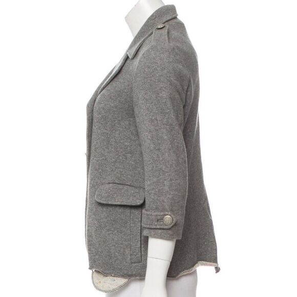 GRYPHON Double Breasted Vented Distressed Jacket - Picture 2 of 4